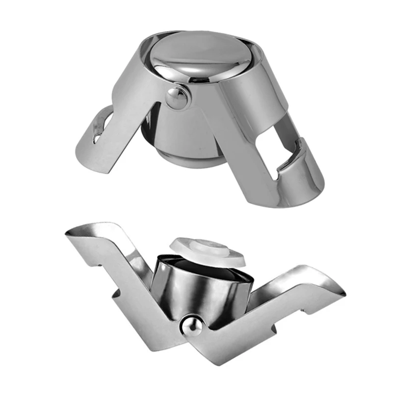 Factory direct sales crystal plug champagne metal stopper bubbly for bubble keeper and champagne plug