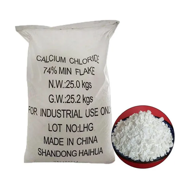 Industrial grade calcium chloride white flake 74% salt chloride CaCl2 CAS 10035-04-8