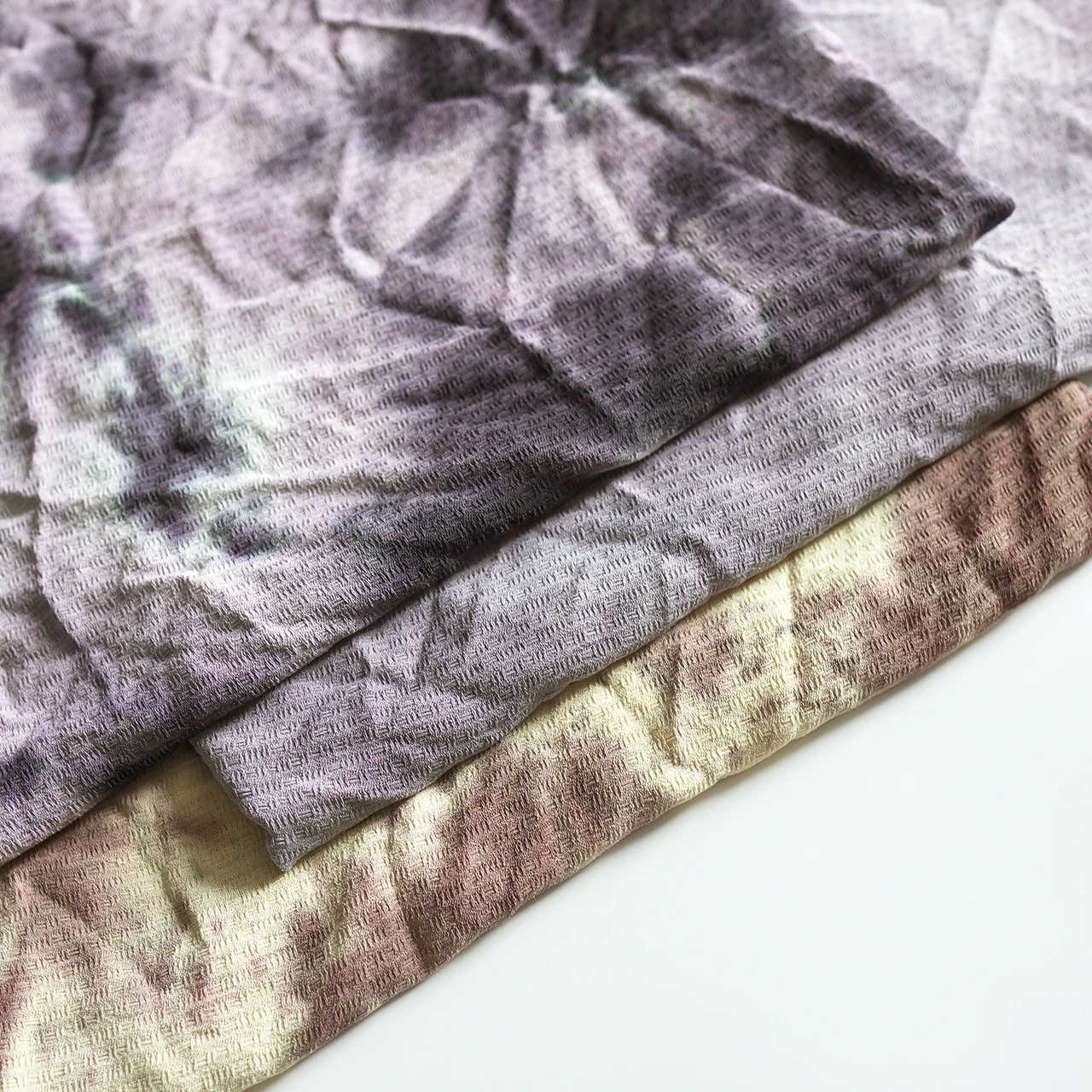 Manufacturer supplies spring and autumn fashion tie dye clothing fabric, knitted high stretch dress fabric