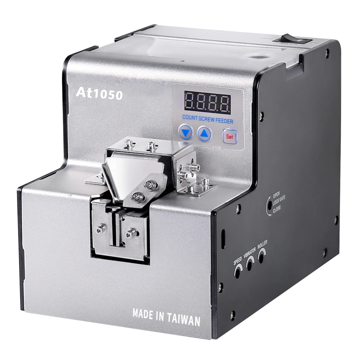 Newly Designed AT-1050 Automatic Feeding Machine Screw Conveyor Auto Screw Feeder Driver With Count Function