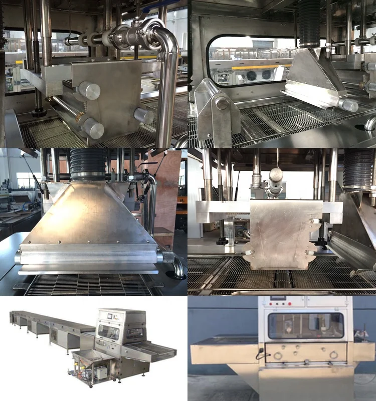 China Chocolate enrober machine production line /chocolate coating machine