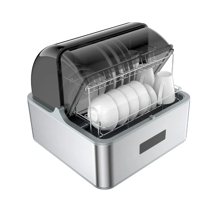 avaplatos Desktop flip touch screen, one touch dishwasher After washing and drying  all in one UV light  and dry with cold and hot air washing dishes machine