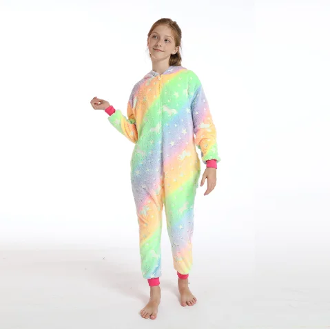 Cartoon one-piece pajamas cartoon animals cute new unicorn Animal onesies