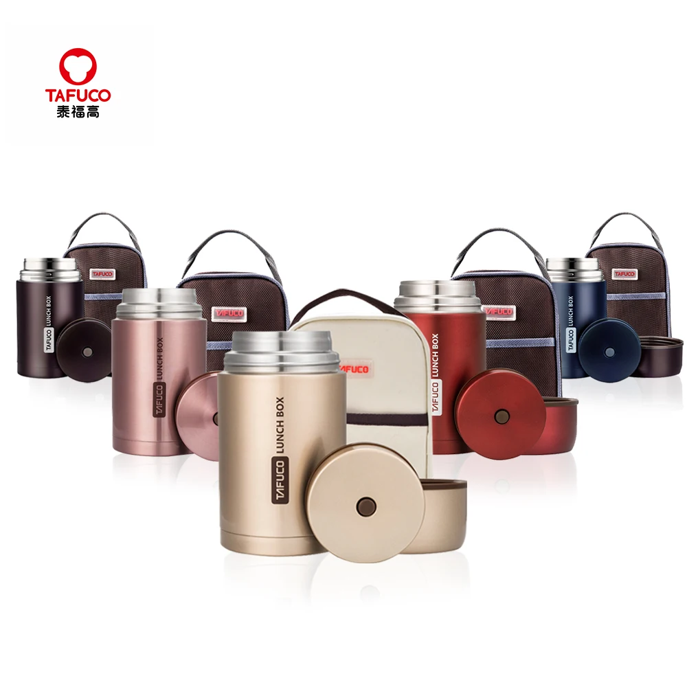 750ML double wall stainless steel vacuum lunch jar food container