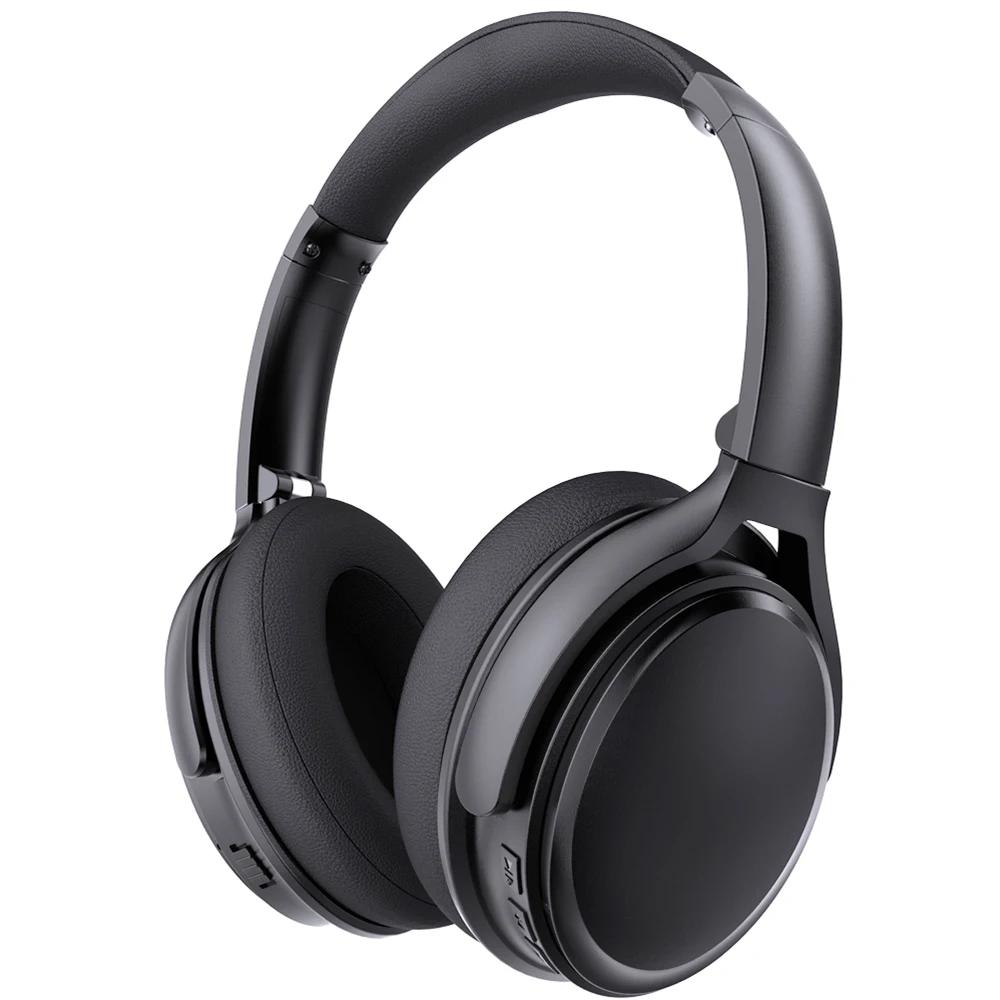 Honsenn1 Bluetooth Wireless Headphones 40 Hours Playtime Ac Anc Noise Canceling Headset Headphone