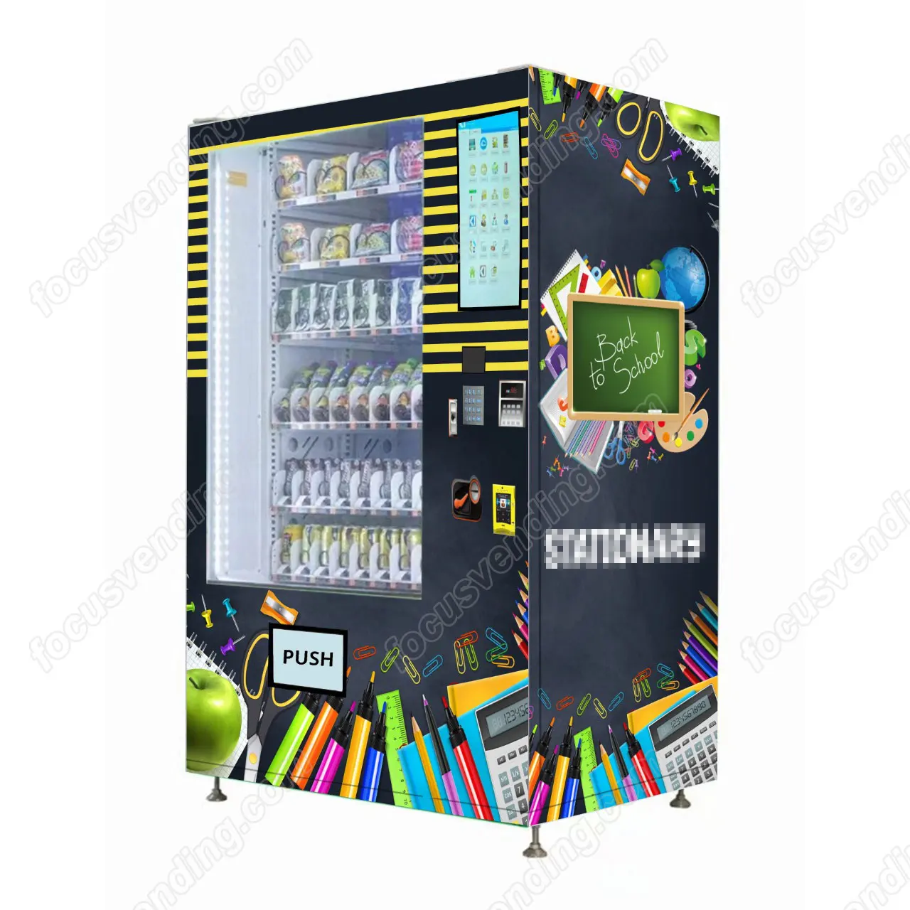 Most Popular Vending Machine for Stationery Put in School Accept Cash
