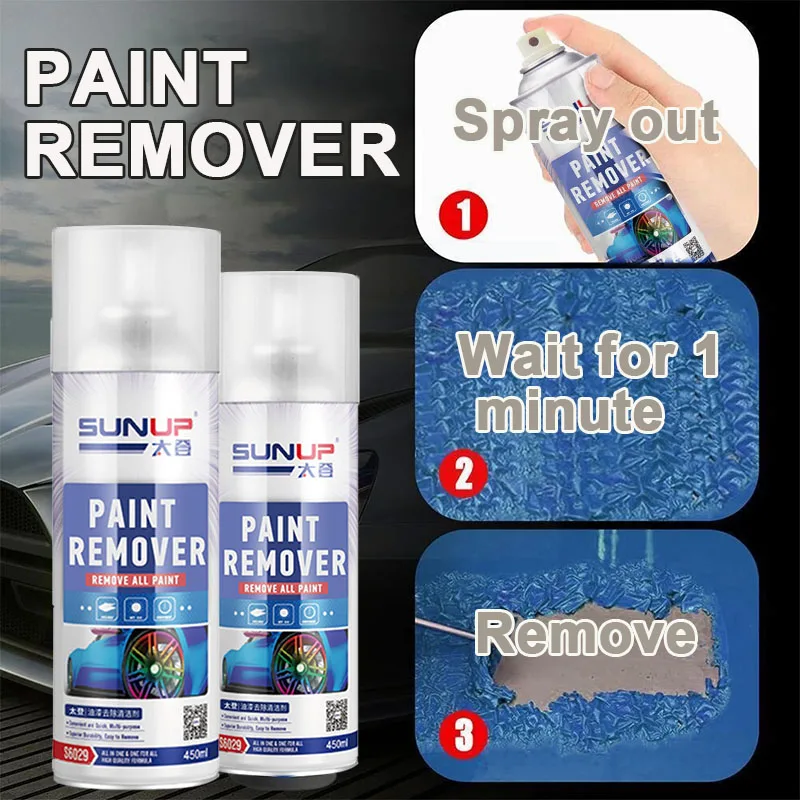 Car paint scratch remover and stripper spray paint remover for auto car wood graffiti paint removing