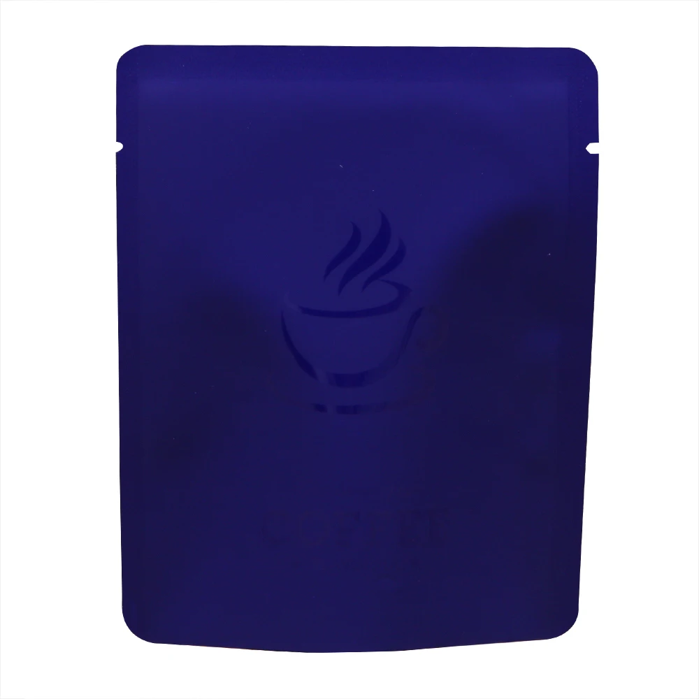 Wholesale flat bottom coffee drip packaging bags pouch coffee tea bags with valve and zipper