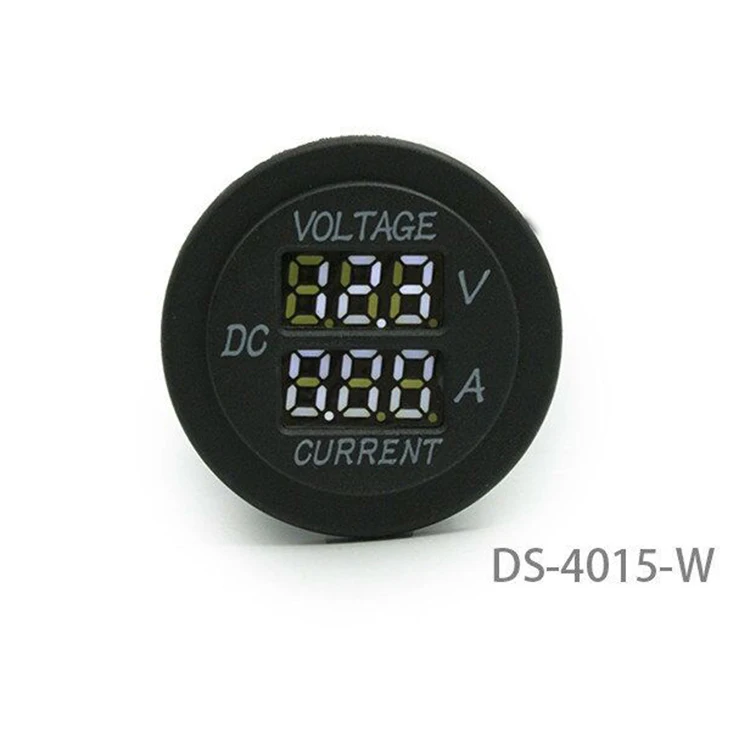 DC 12V 24V 15A Voltmeter Ammeter  for Auto car marine boat