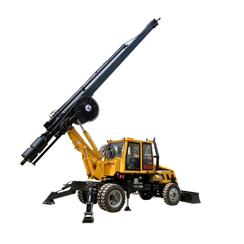 Hot Sale High Efficiency 110kw Heavy Industry DL-180 Rotary Hydraulic Pile Driver