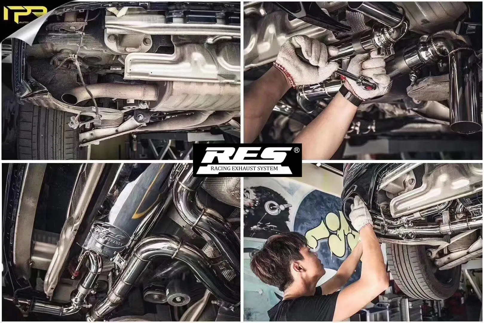  AOOAS профессиональное производство титановая выхлопная система Catback Valvetronic для