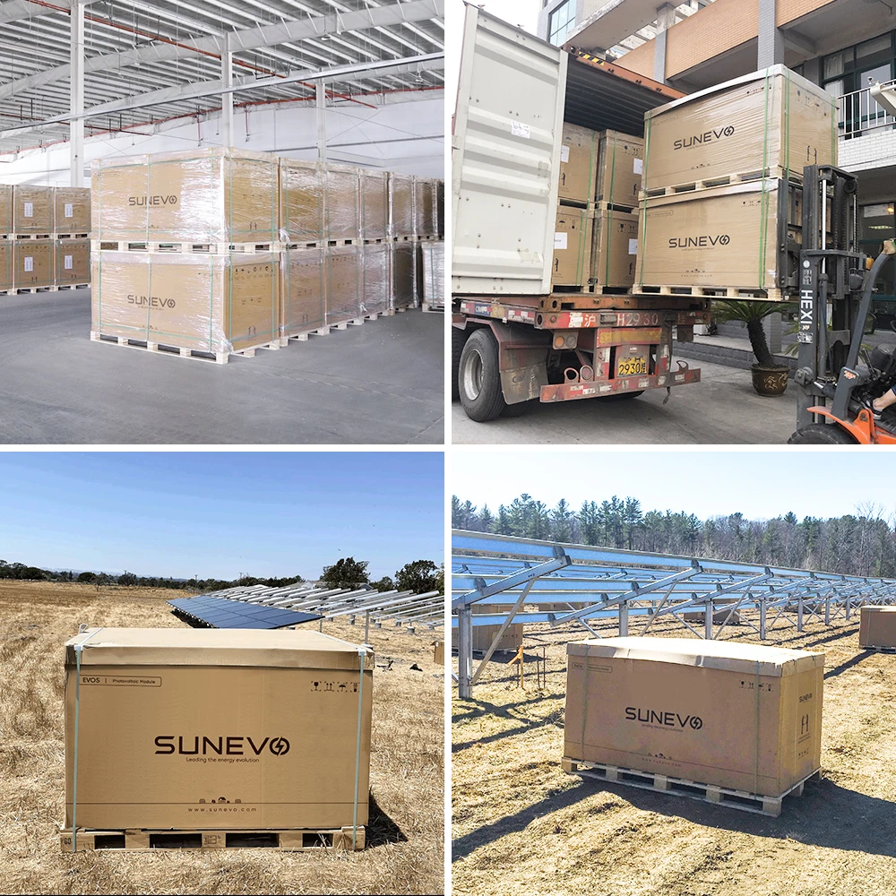 SunEvo PERC Tech JA Jolywood Solar Panel 420W 425 Watt Bifacial Dual Glasses For PV System