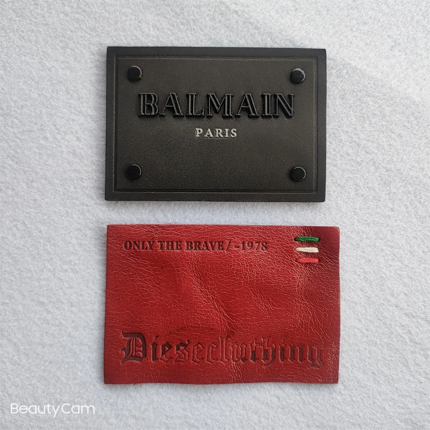 Hot Sale Manufacture Custom Logo Design Jeans Leather Patch Label