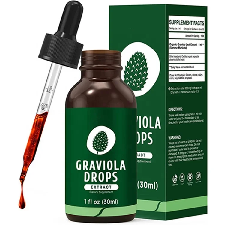 Органический экстракт листьев гравиола Soursop листья гуанабана жидкие масляные