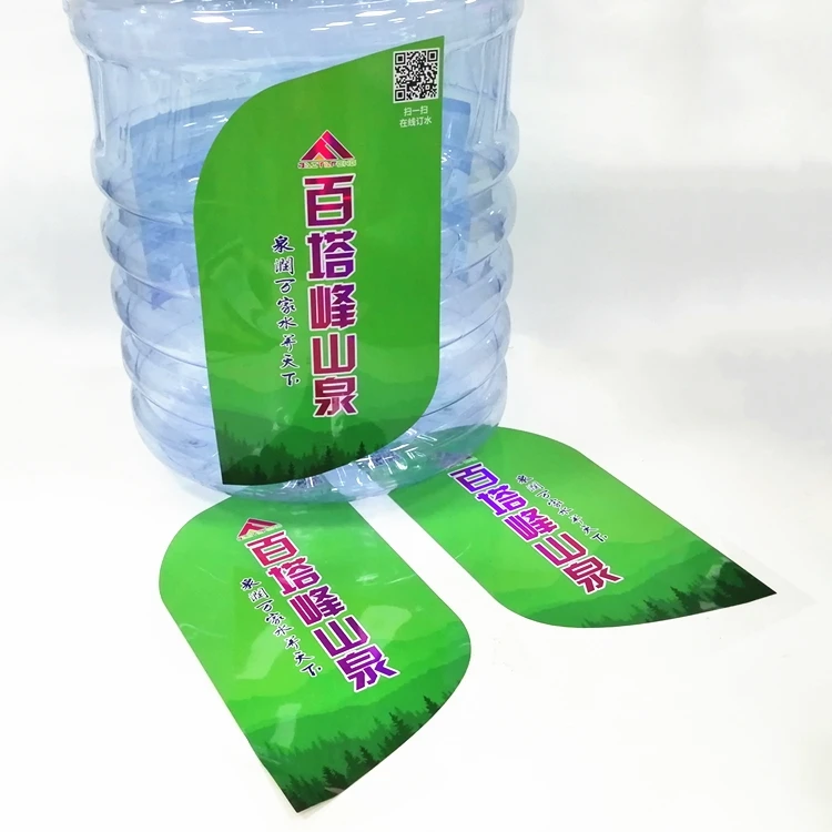 Machine Printing Big Size Bucket Self Adhesive Peel Off Vinyl Label Sticker in Sheet Package