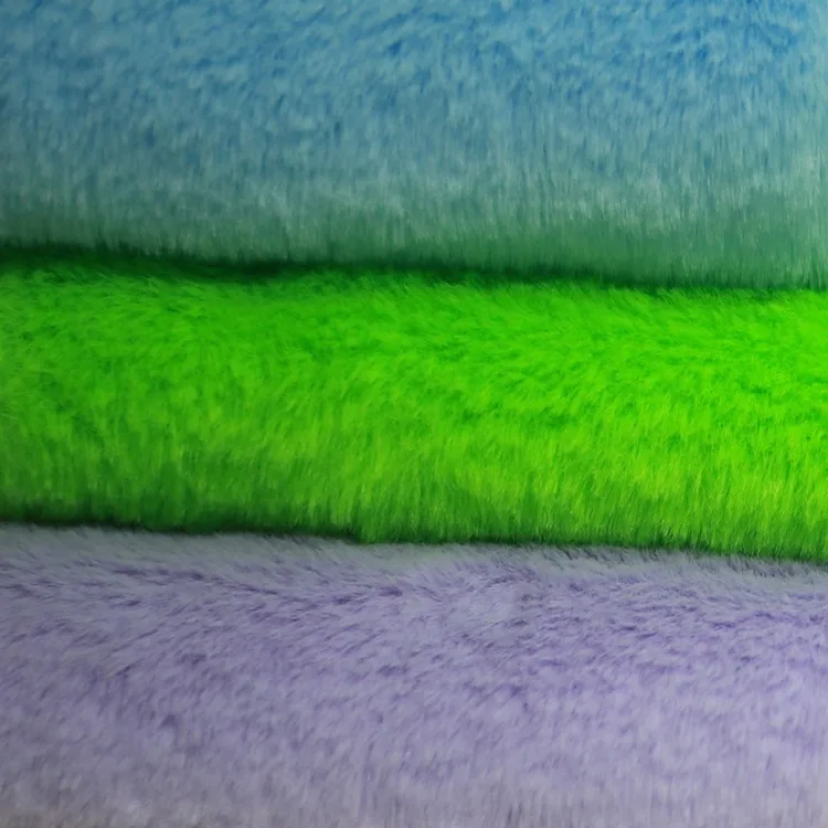 Textile Manufacture Premium Faux Fur Smooth Fabric Minky Rabbit 10mm Clothing for Fashion Accessories Toys Coat