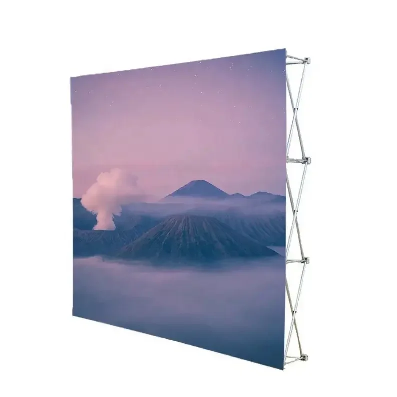 Aluminum Pop Up Stand Backdrop 10ft*10ft Backdrop Display Pop Up Display Stand Pop Up Straight Display Stand