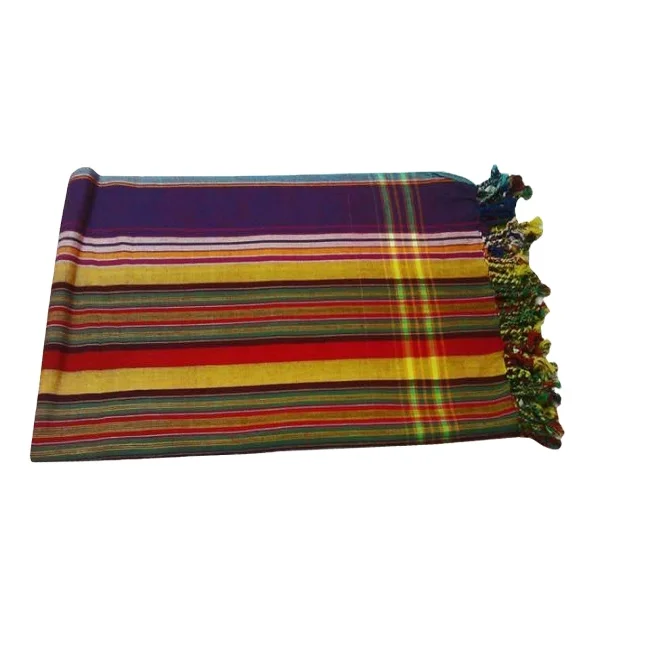 Hot Selling New Style Beach Towels Yarn Dyed Weave Towels Beach Towel with Tassels Supplier in India..