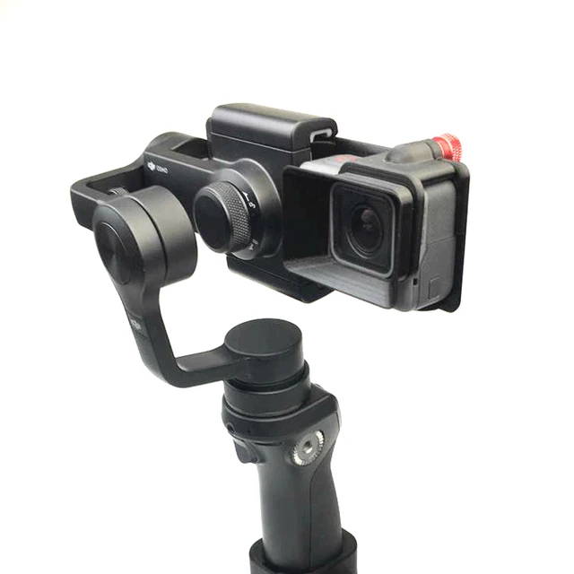handheld gimbal accessories - switch moungting plates for osmo mobile and gopro hero 5