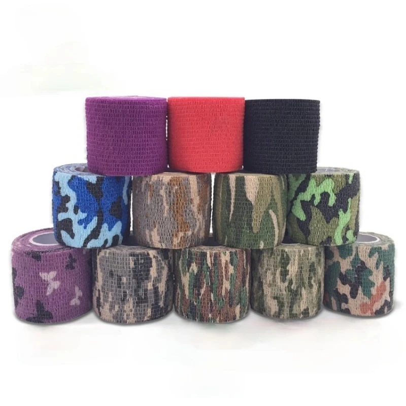 5cm*4.5m Outdoor Camo Tape Non-woven Self-adhesive Waterproof Non-Slip Camouflage Tape