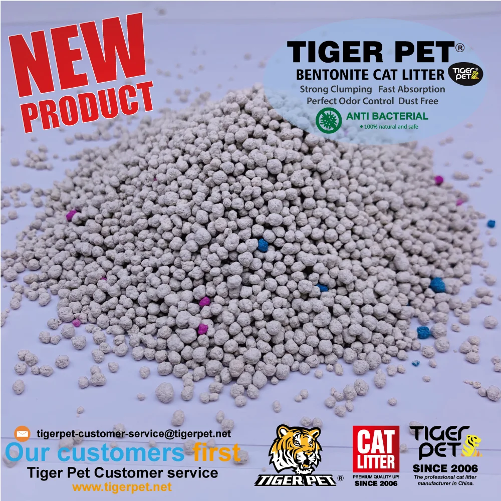 Cats LightWeight Clumping Cat Litter, Low Dust, Free & Clean Unscented Multi Cat Litter, 17 lb. Pail TIGER PET