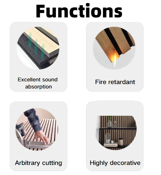 Wholesale woodup Akupanel acoustic panel wooden slat wall panel for decoration