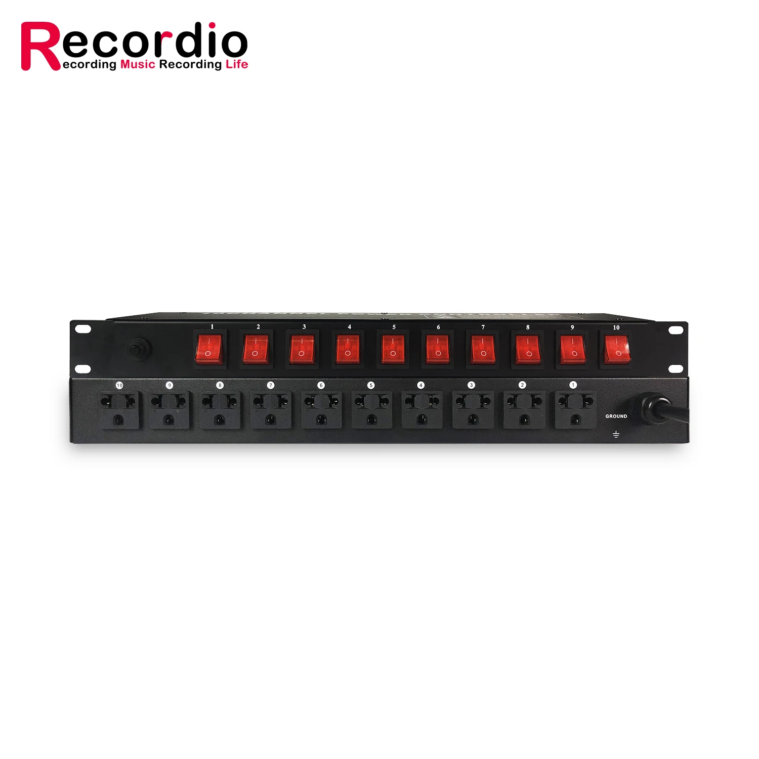 GAX-1016 Professional 10 Channel High Power Equipment Power Supply Controller Air Switch Power Sequencer