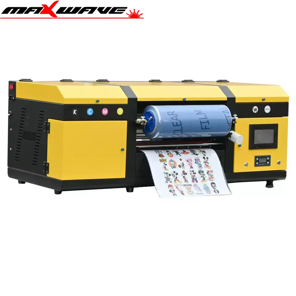 3 размера 2 в 1 с ламинатором непосредственно на пленку Ab Волшебная этикетка 3d Хрустальный рулон переноса лака логотип Impressora Uv Dtf