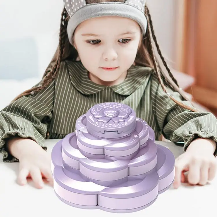 
Kids Makeup Toys Washable Cosmetic Set Pretend Play Makeup Set Girl play house washable princess makeup rotating flower box 