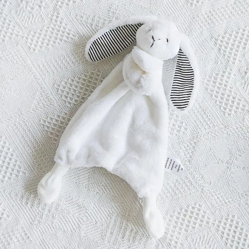 Handmade Security Sleeping Dolls Newborns Super Soft Lovey Bunny Soother Toy Baby Security Comforter Blanket For New Born Towel