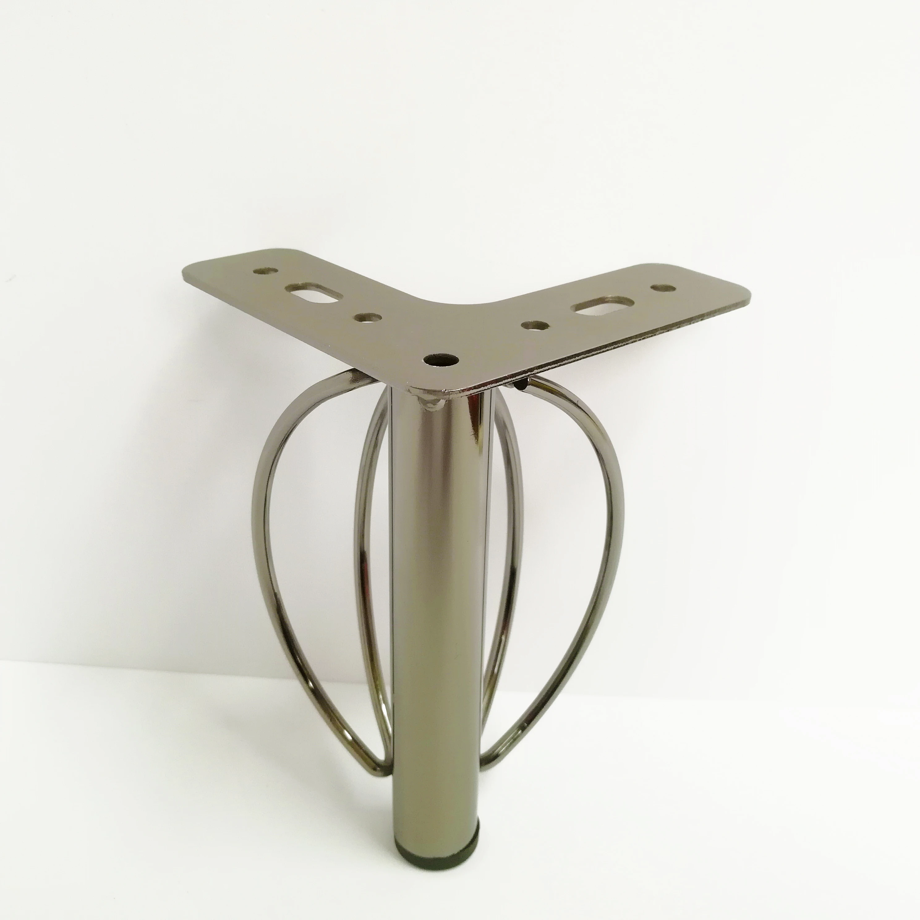 High Quality Round Adjustable Stainless Steel Iron Metal Sofa Legs For Furniture
