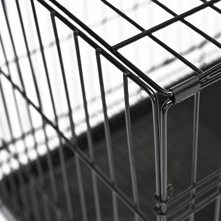 Economical Galvanized Welded Wire Pet Cage Solid Iron Metal House with Button Closure Direct from Chinese Factory for Home Use