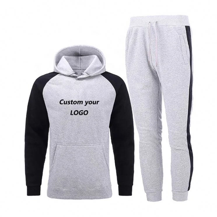 High Quality Custom Pullover Hoodie Sweatshirt Sweatsuits Jogging Suit Tech Fleece Tracksuit Men Plain Tracksuits Wholesale