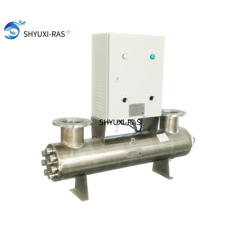 UV sterilzer for shrimp farming equipment in salmon farming  aquaculture system seawater farming