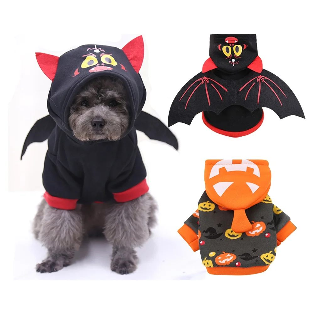 ZMaker Funny Pumpkin 3D Pet Clothes Halloween Costume for Dogs Cats Marvel Hat Boutique