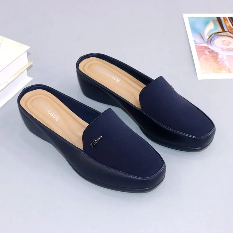 Best quality mature sexy women wedges sandals outdoor wholesale casual women shoes hight heeled slippers
