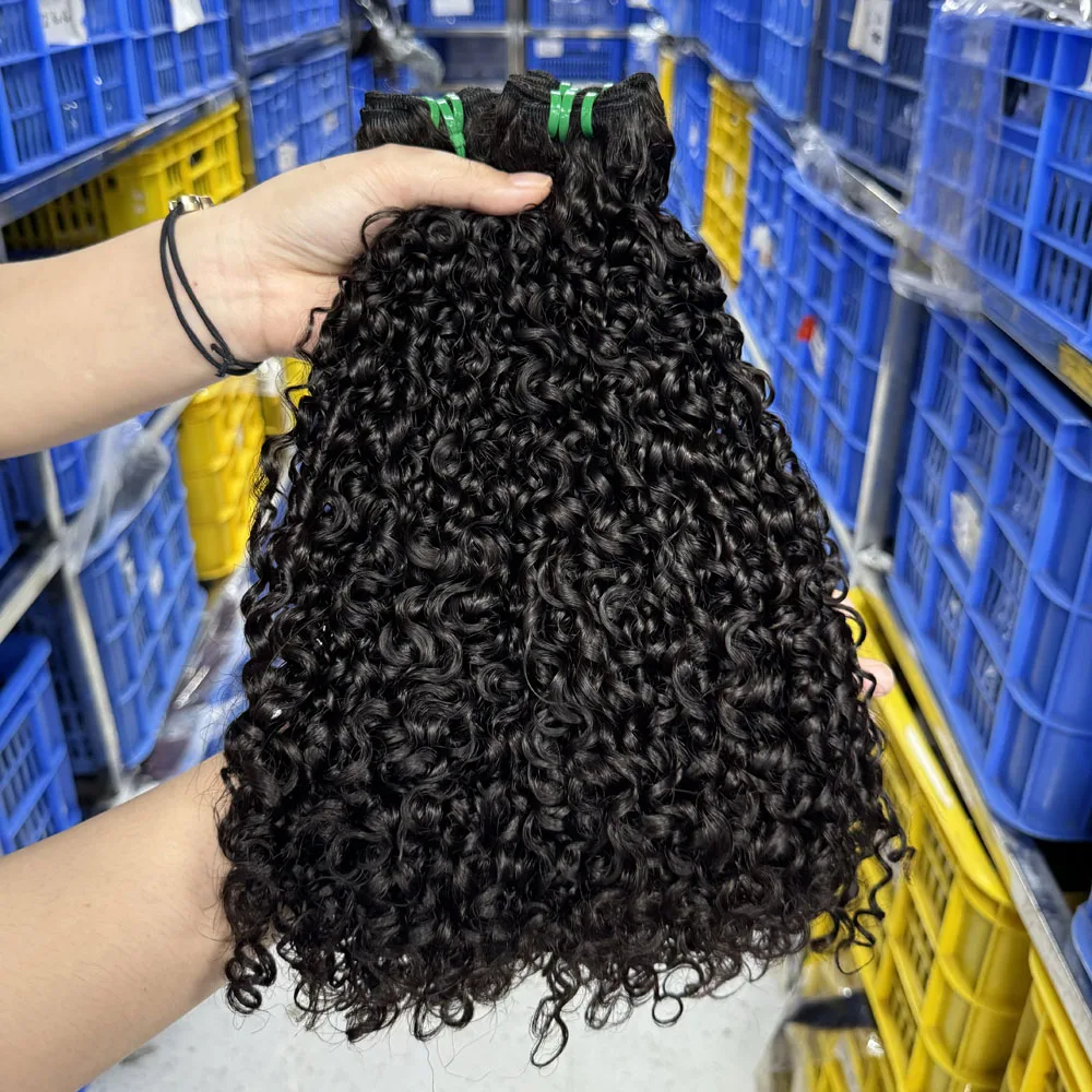 SDD curls black brown colors pixie curly human weave ship in 24 hours