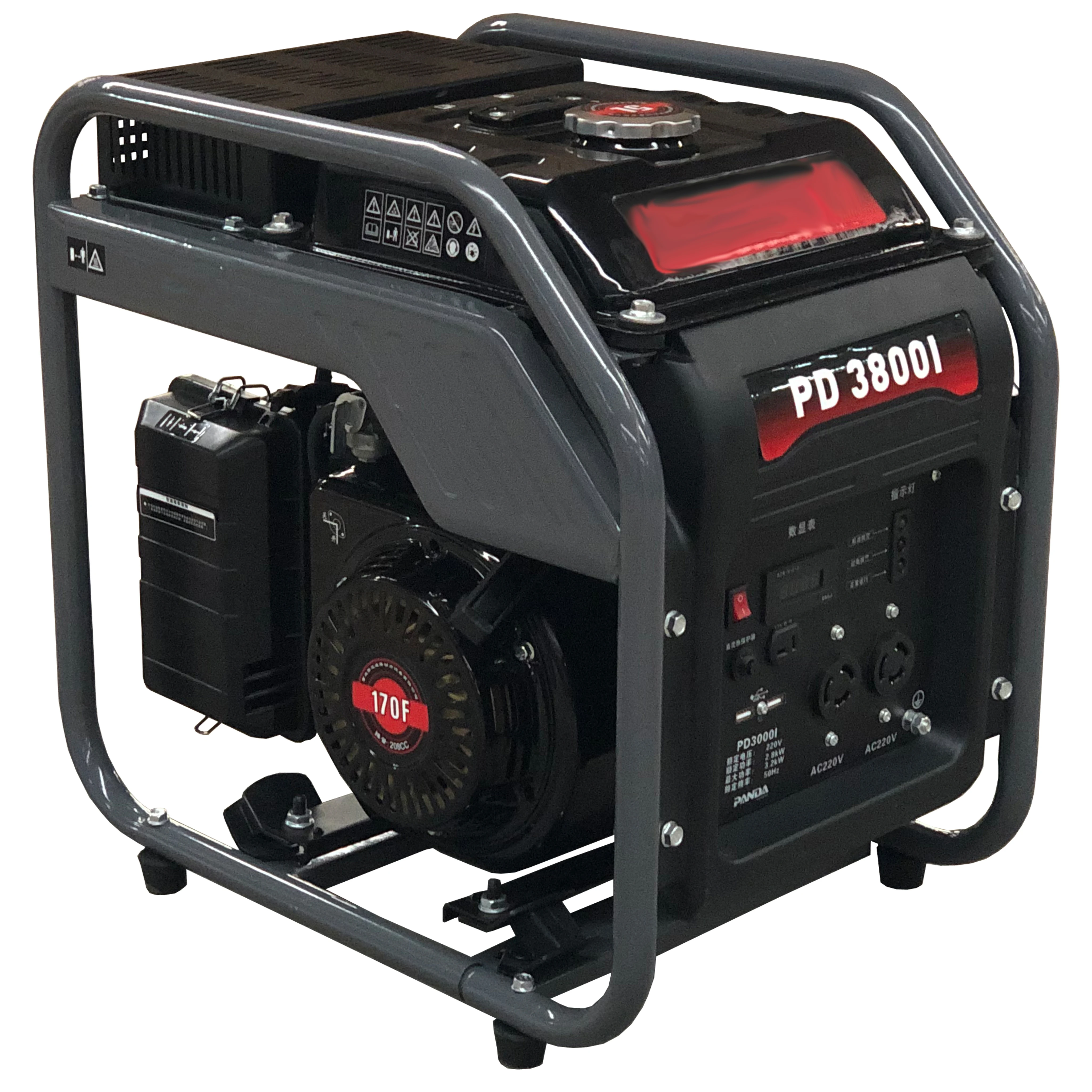 AC single phase gasoline generator portable generator for home use