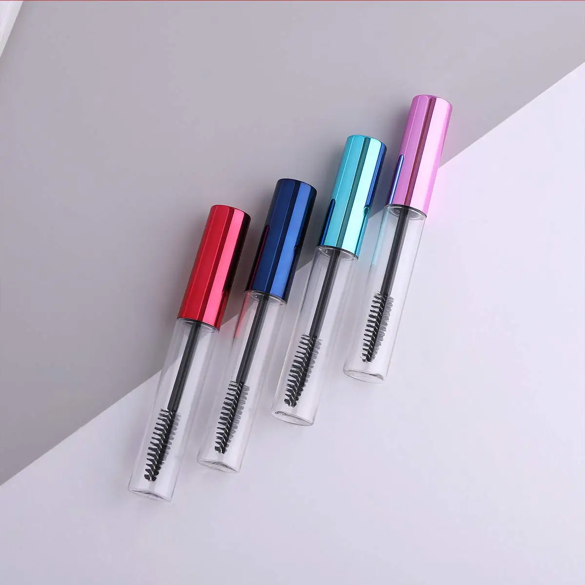 Custom 10ml Empty Luxury Refillable Lip Gloss Mascara Wand Tube for Eyelash Growth