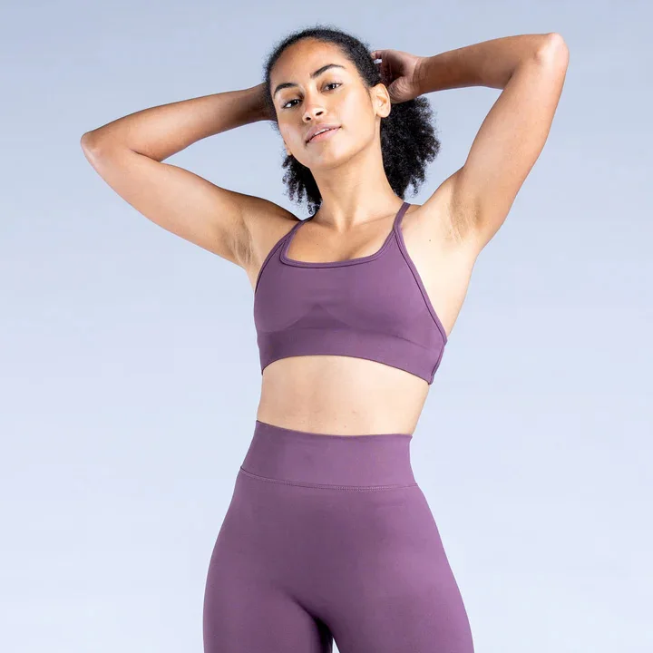 new design custom breathable women tops fitness workout push up yoga bra seamless backless sports dynamic bra