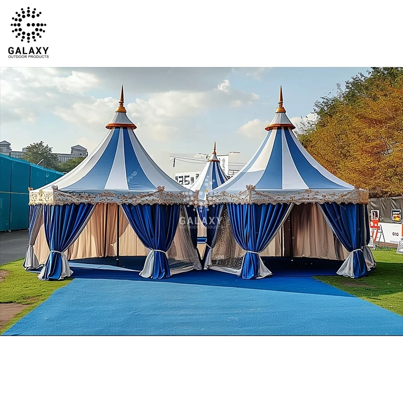Rust-resistant outdoor waterproof camping steel canopy tent morning