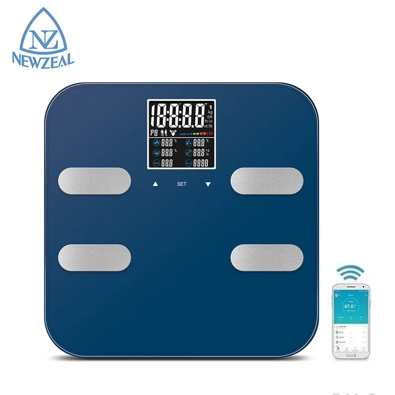 Умные Электронные весы Smart Blue Tooth APP, 180 кг, 396LB