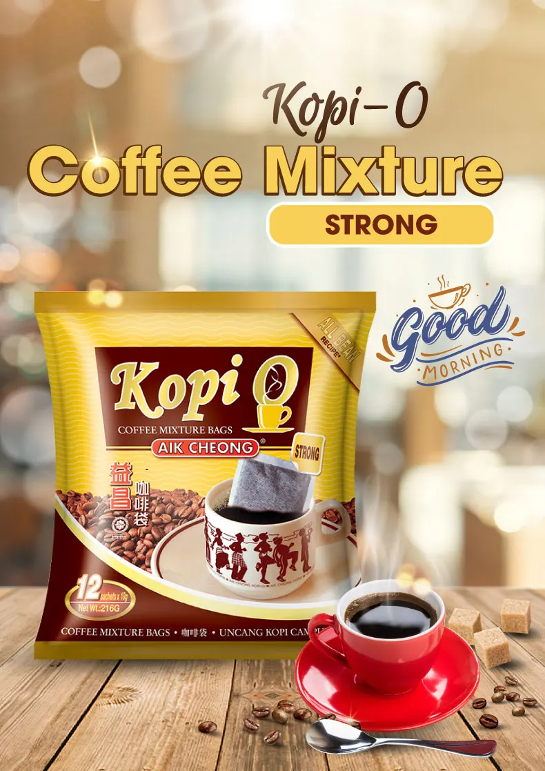 Hot Selling Instant Coffee Aik Cheong Kopi-O Strong