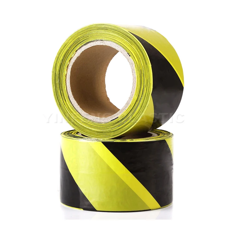 White Underground Warning Tape PE Material Customizable 80mic Printed Roll Barricade Isolation Wholesale Road Safety Products