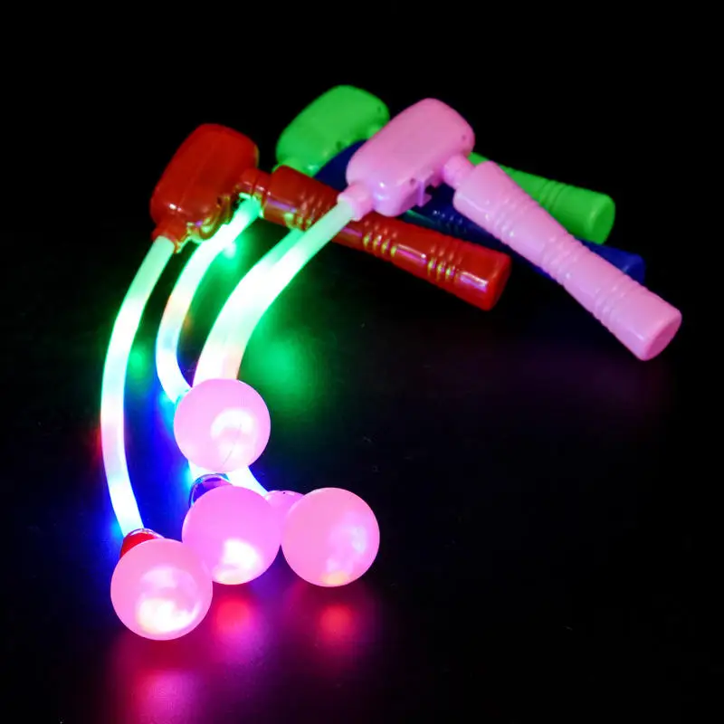 Wholesale colorful glow rotating stick with music swing lights festival flashing rotate stick LED ball