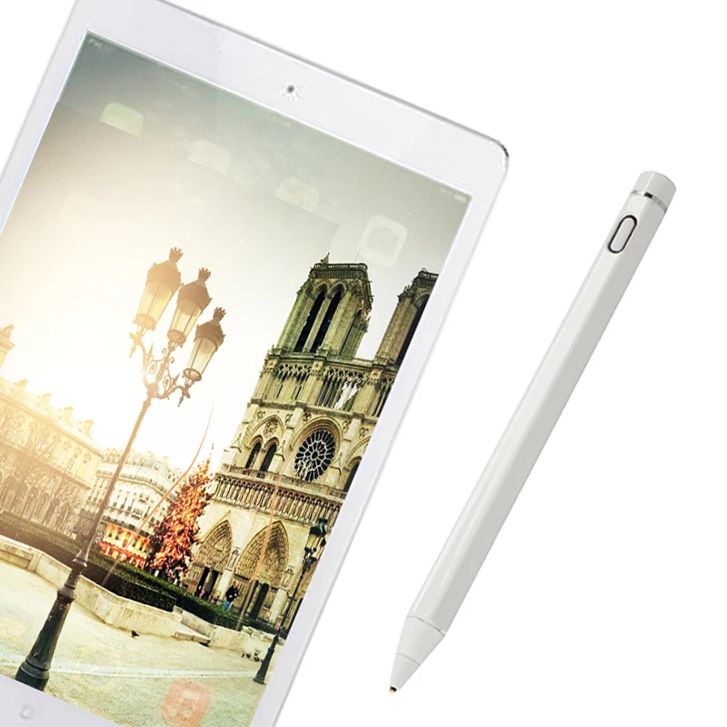 Универсальный емкостный активный сенсорный Стилус тонкий наконечник для сенсорных устройств Android