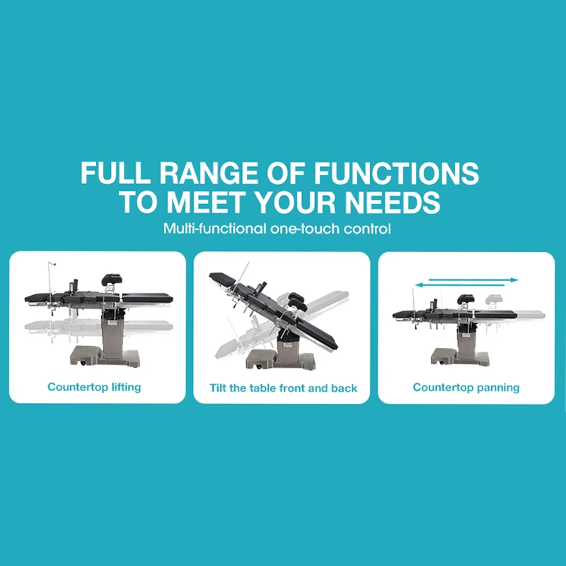 Latest Technology Electrical-Hydraulic Operating Table Hospital Equipment Operating Table