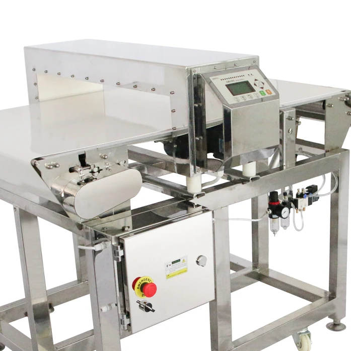 Rhing Packaging Industry Use High Sensitivity Buzzer Alarm Food Industrial Metal Detector Machine Factory