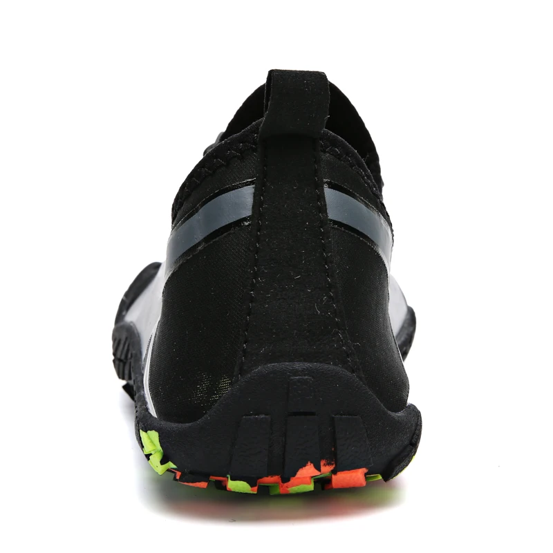 Men Water Shoes Quick Dry Aqua Shoes Lace Up Outdoor Sneakers Hiking Shoes