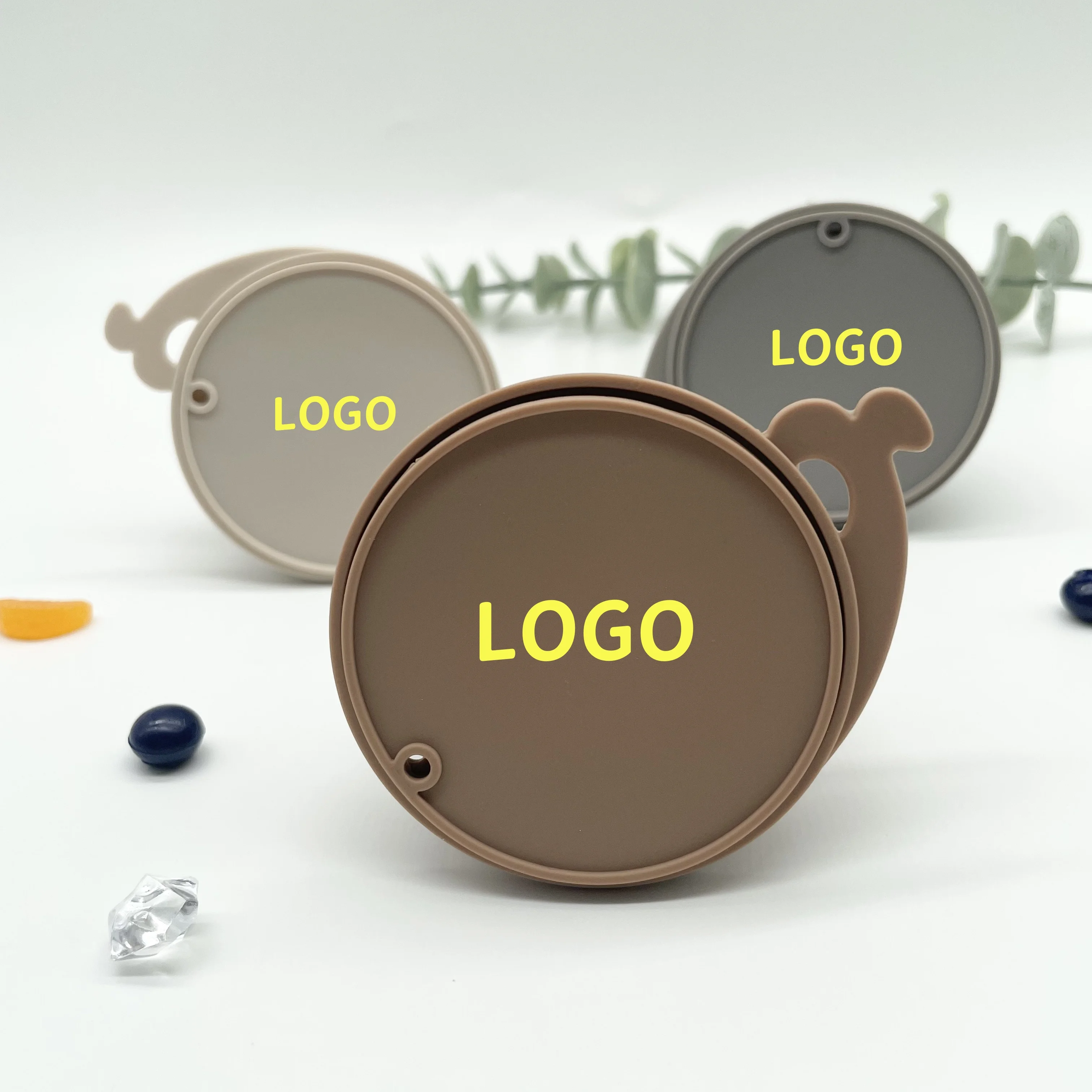 2024 New Design Silicone Baby Fruit Food Feeder With Freezer Pods Feeder Fruit Pacifier With Silicone Freezing Tray with Lid Set